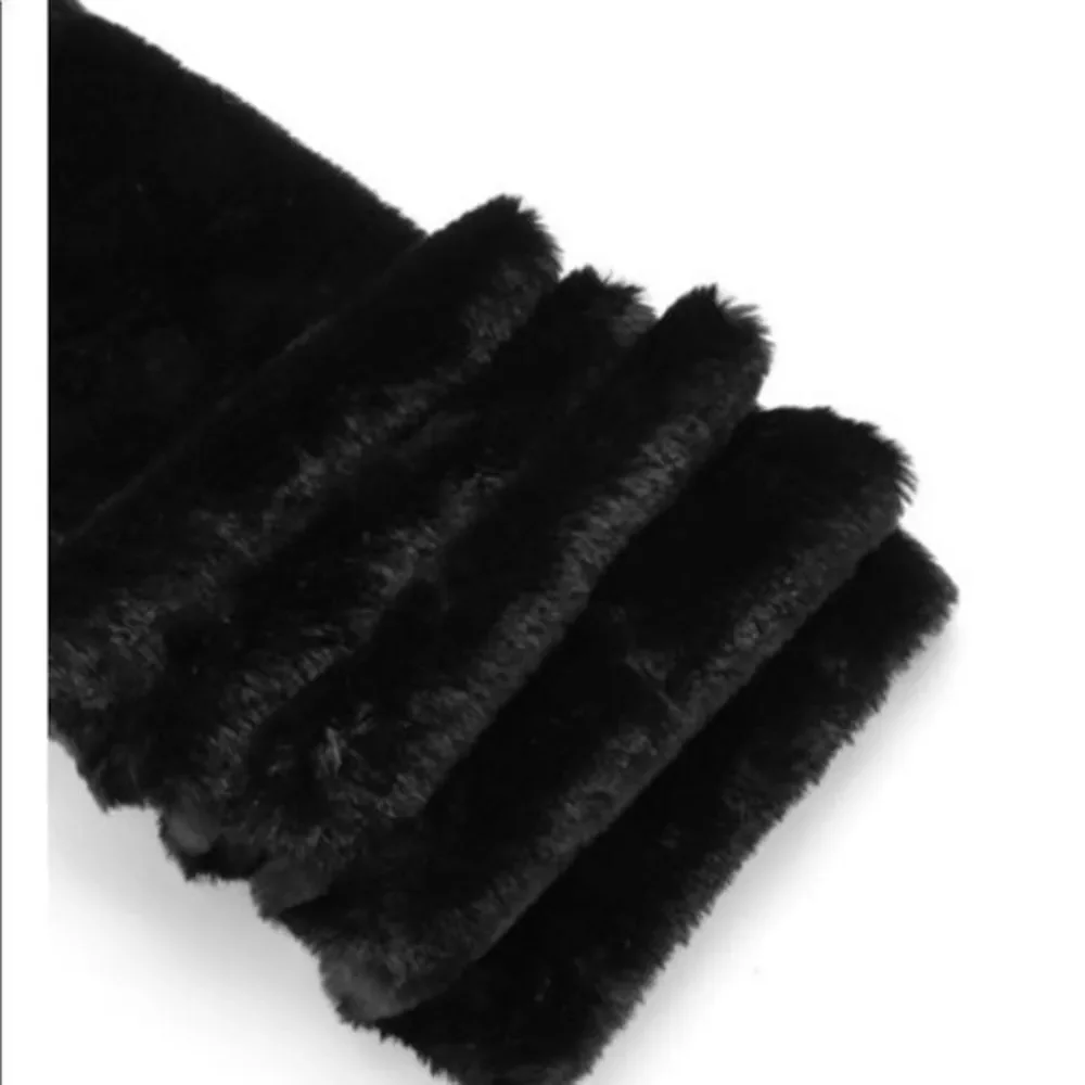 Scarf, Faux Fur Cross Over Scarf